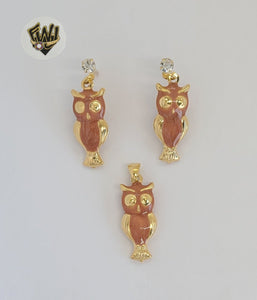 (1-6116) Gold Laminate - Owl Set - BGF