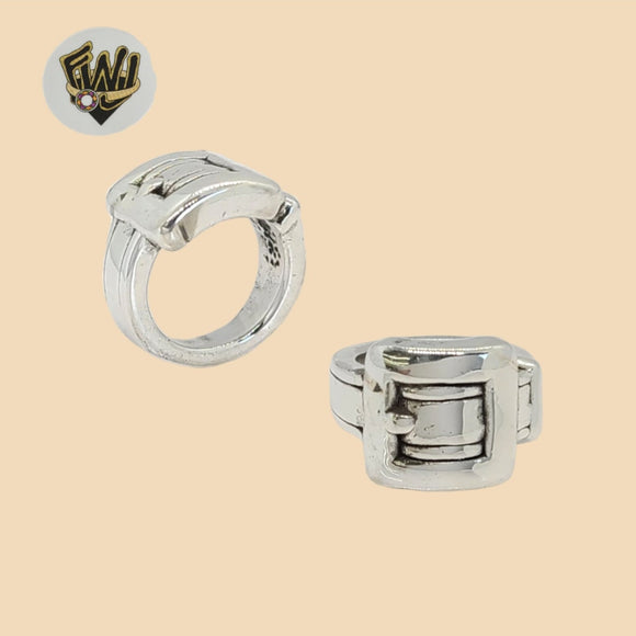 (2-5053-1) 925 Sterling Silver - Belt Band Ring