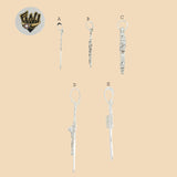 (2-1063) 925 Sterling Silver - Cross Pendants. - Fantasy World Jewelry