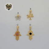 (1-2217) Gold Laminate Pendants - BGF