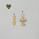 (1-2086) Gold Laminate - Small Pendants - BGF