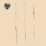 (2-1001) 925 Sterling Silver - Cross Pendants. - Fantasy World Jewelry