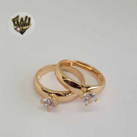 (1-3040-1) Gold Laminate - CZ Ring - BGO - Fantasy World Jewelry