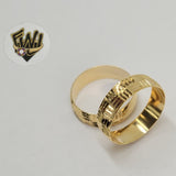 (1-3080-1) Gold Laminate-Ring w/Design- BGO - Fantasy World Jewelry