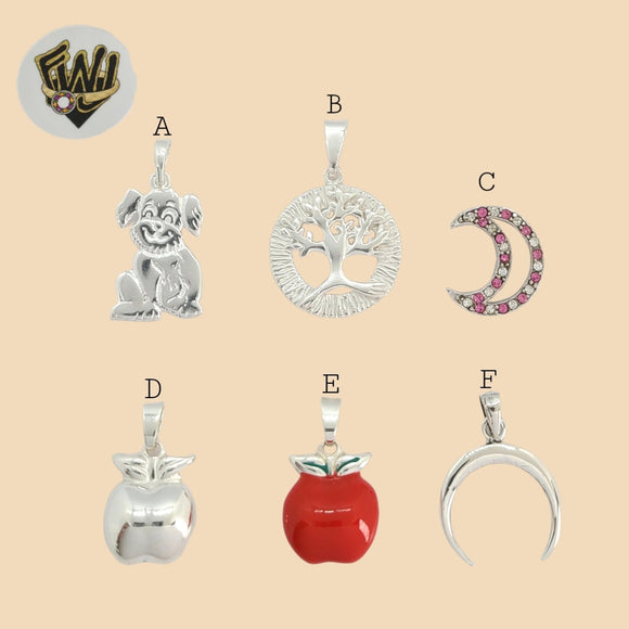 (2-1504) 925 Sterling Silver - Pendants. - Fantasy World Jewelry