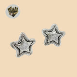 (2-5076) 925 Sterling Silver - Starfish Ring