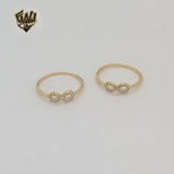 (1-3040-3) Gold Laminate - Infinity Ring - BGF