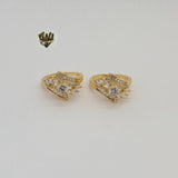 (1-3185) Gold Laminate - Wedding Ring - BGO - Fantasy World Jewelry
