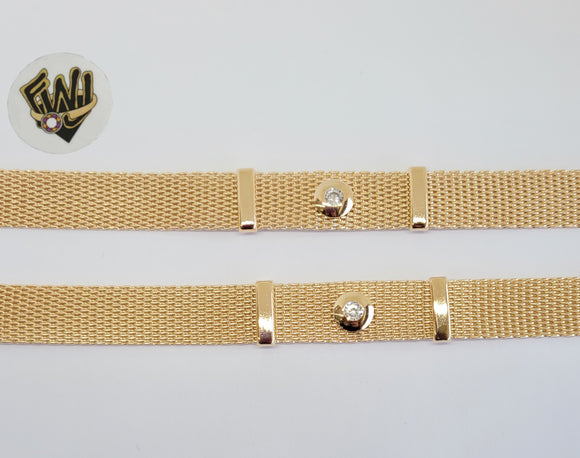 (1-0802) Gold Laminate - 12mm Alternative Bracelet - 8