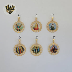 (1-2232) Gold Laminate - Religious Pendants - BGF