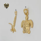 (1-2239-1) Gold Laminate - Animal Pendants - BGF