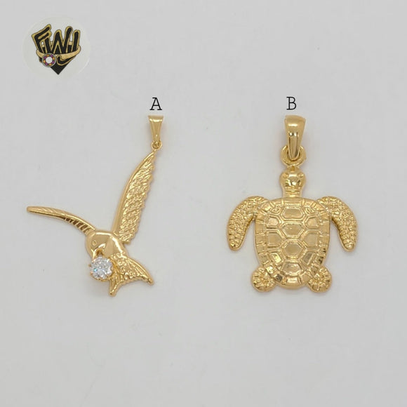 (1-2239-1) Gold Laminate - Animal Pendants - BGF