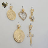 (1-2344) Gold Laminate Pendants - BGF