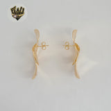 (1-1240-4) Gold Laminate - Double Stud Earrings - BGF