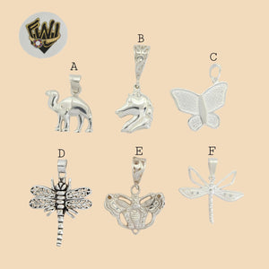 (2-1367) 925 Sterling Silver - Animal Pendants. - Fantasy World Jewelry
