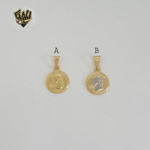 (1-2467-3) Gold Laminate - Coin Pendants - BGF