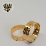(1-3028) Gold Laminate - Band Ring -BGO - Fantasy World Jewelry