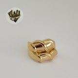 (1-3034) Gold Laminate - Plain Ring with Design - BGF - Fantasy World Jewelry