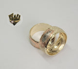 (1-3059-A1) Gold Laminate-Three Tone Santo Ring- BGO - Fantasy World Jewelry