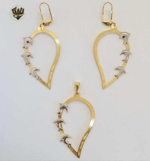 (1-6019) Gold Laminate Set - BGO - Fantasy World Jewelry