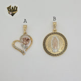 (1-2314-1) Gold Laminate - Three Tone Pendants - BGO