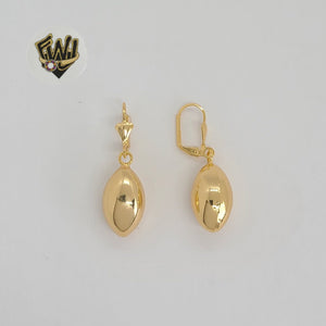 (1-1032-1) Gold Laminate - Long Earrings - BGF