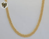 (1-1738) Gold Laminate - 6mm Double Curb Link Chain - BGF