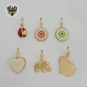 (1-2279) Gold Laminate Pendants - BGF