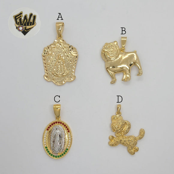 (1-2404-1) Gold Laminate - Religious Pendants - BGO