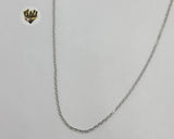 (4-3262) Stainless Steel - 2mm Thin Rolo Link Chain. - Fantasy World Jewelry