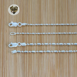 (sv-b-03) 925 Sterling Silver - Alternative Ball Chains. - Fantasy World Jewelry