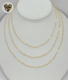(1-6223) Gold Laminate - 3mm Hearts Layering Necklace - BGF - Fantasy World Jewelry