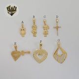 (1-2069) Gold Laminate Pendants - BGF