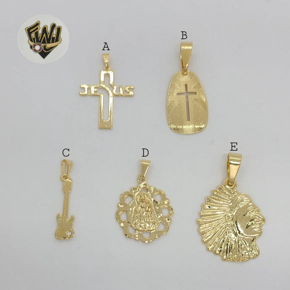(1-2366) Gold Laminate - Pendants - BGF - Fantasy World Jewelry