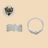 (2-5123) 925 Sterling Silver - Zircon Ring - Fantasy World Jewelry