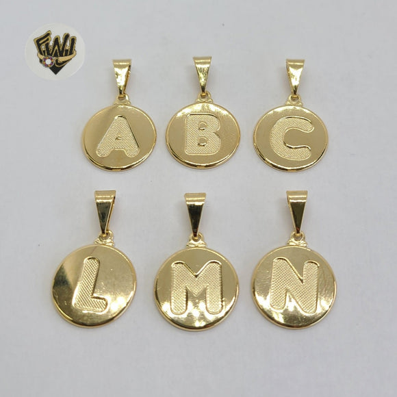 (1-2455-1) Gold Laminate - Letter Pendants - BGF - Fantasy World Jewelry