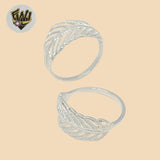 (2-5003) 925 Sterling Silver - Leaf Ring - Fantasy World Jewelry