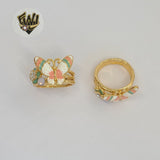 (1-3137) Gold Laminate - Butterfly Ring - BGO