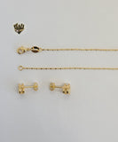 (1-6500) Gold Laminate - Heart Set - BGF - Fantasy World Jewelry