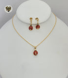 (1-6133) Gold Laminate - Ladybug Set - BGF - Fantasy World Jewelry