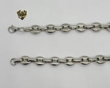 (4-3180) Stainless Steel - 11mm Puff Marine Link Chain - 30" - Fantasy World Jewelry