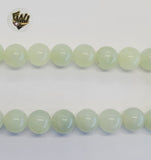 (MBEAD-254-1) 12mm New Jade Beads - Fantasy World Jewelry