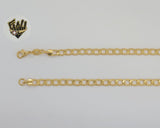 (1-1832) Gold Laminate - 4.5mm Curb Link Chain - BGF