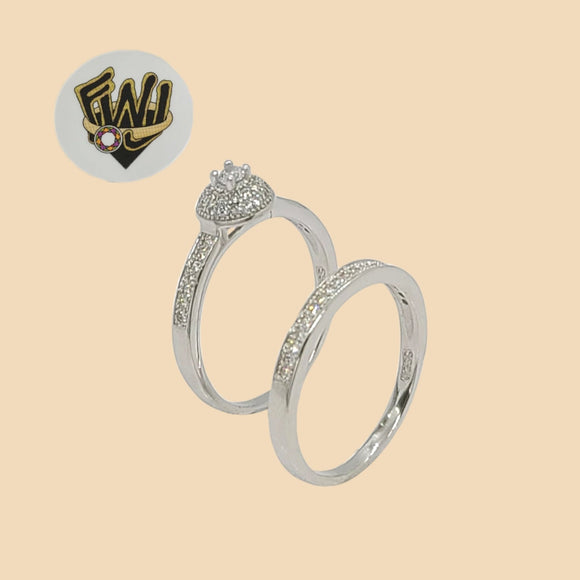 (2-5243) 925 Sterling Silver - Wedding Ring - Fantasy World Jewelry
