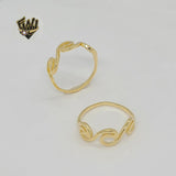 (1-3031) Gold Laminate - Waves Ring - BGF - Fantasy World Jewelry