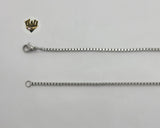 (4-3136) Stainless Steel - 2mm Box Link Chain. - Fantasy World Jewelry