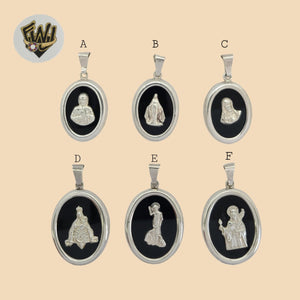 (2-1119) 925 Sterling Silver - Saint Medals Pendants. - Fantasy World Jewelry