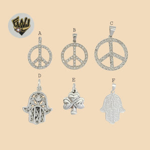 (2-1187) 925 Sterling Silver - Pendants. - Fantasy World Jewelry