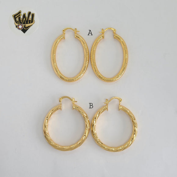 (1-2718) Aros Laminado Oro - BGO