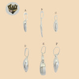 (2-1302) 925 Sterling Silver - Heart Pendants. - Fantasy World Jewelry